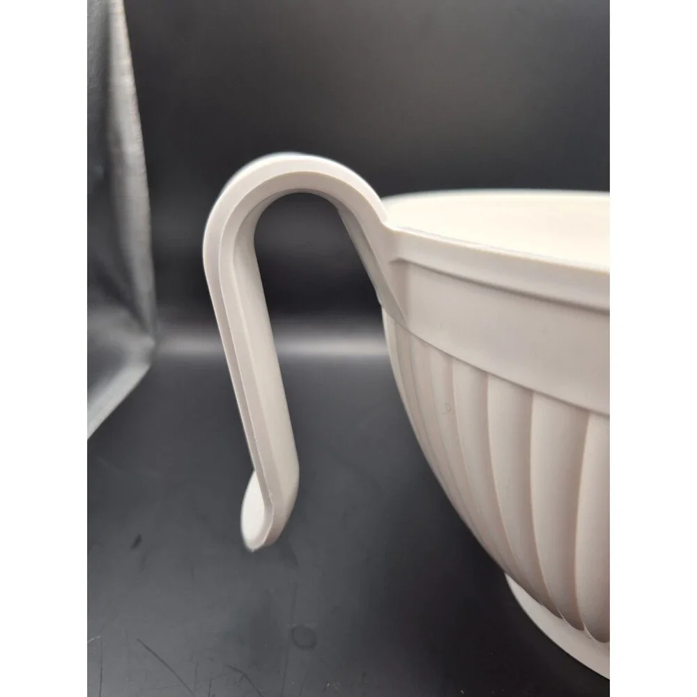 Nordic Ware Batter Bowl, White Plastic; 10 Cups Microwave & Dishwasher Safe